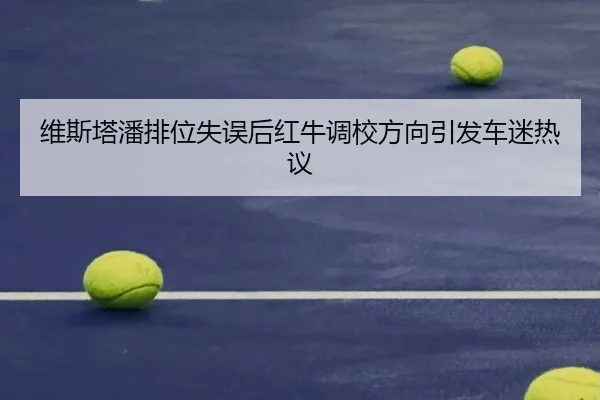 维斯塔潘排位失误后红牛调校方向引发车迷热议 - Leyu